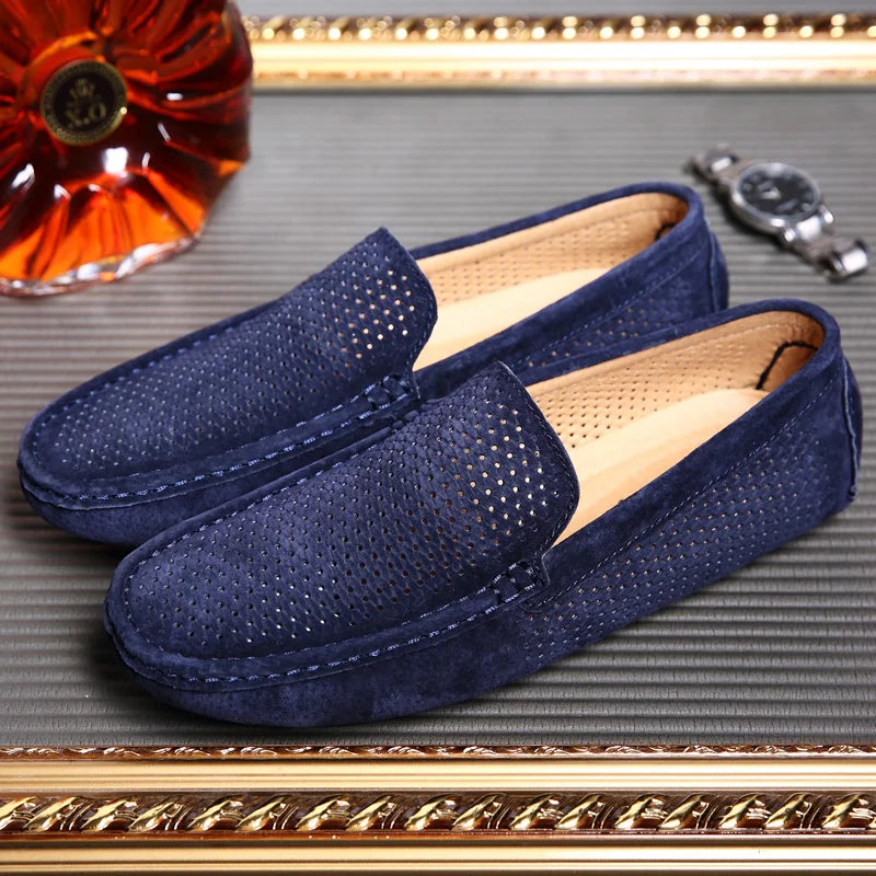 Mocassins Suède Homme Respirants Casual – CLEVI Paris