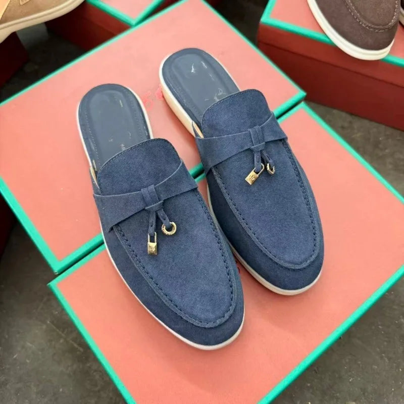 Mocassins Femme Cuir Véritable Loafers Confort Slip-On Casual EU 35-47 – CLEVI Paris