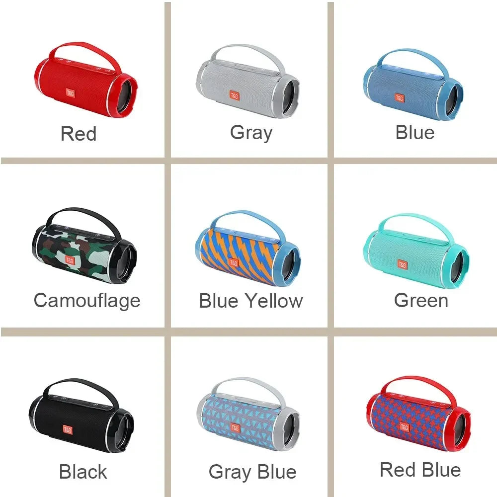 T&G TG116C Enceinte Bluetooth Portable Waterproof TWS 3D Stéréo – CLEVI Paris