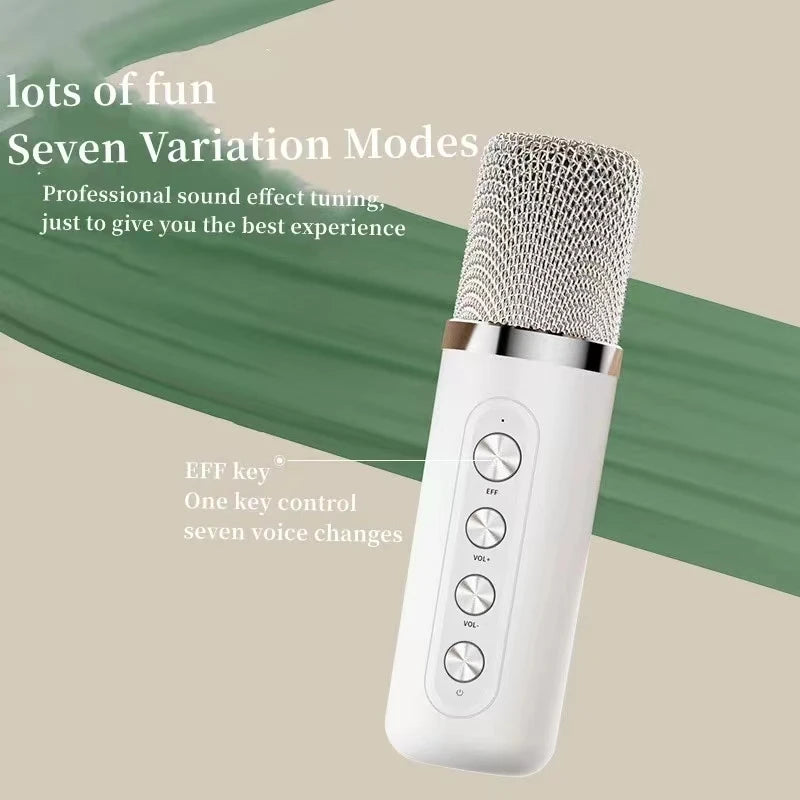 Enceinte Bluetooth Newmsnr 120W Karaoké 2 Micros Basses Profondes 5-6h Fête – CLEVI Paris