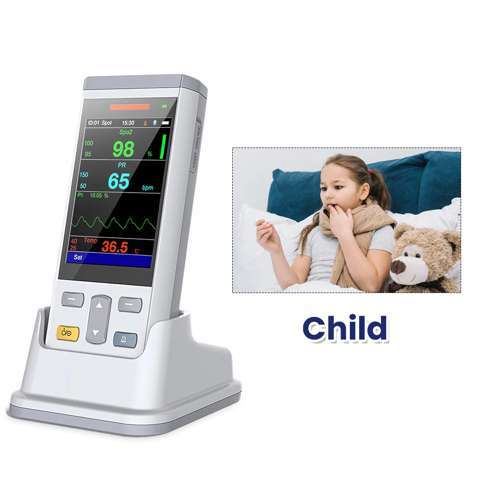 Moniteur Signes Vitaux Portable Sinohero PC100S SpO2 Température Écran TFT 3,5" – CLEVI Paris