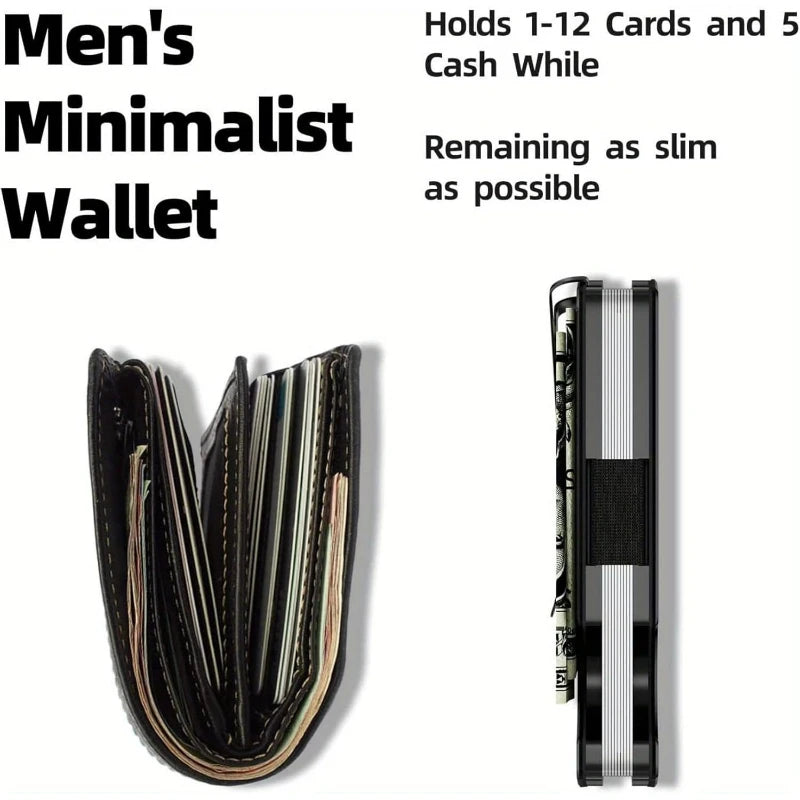 Portefeuille Slim Aluminium Anti-RFID — Minimaliste, Porte-Cartes, 4 Coloris | CLEVI Paris