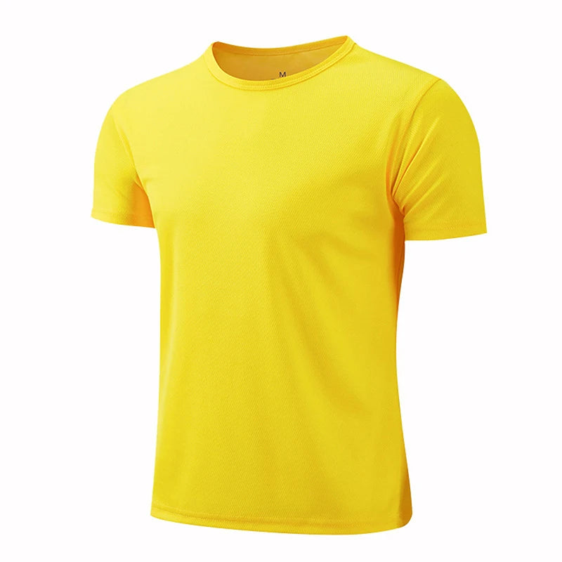 T-shirt Sport Manches Courtes Unisexe Polyester | Séchage Rapide, Gym & Running, 15 Coloris, Tailles S à 4XL – CLEVI Paris