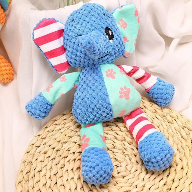 Jouet pour Chien – Peluche Animale Résistante & Interactive – CLEVI Paris