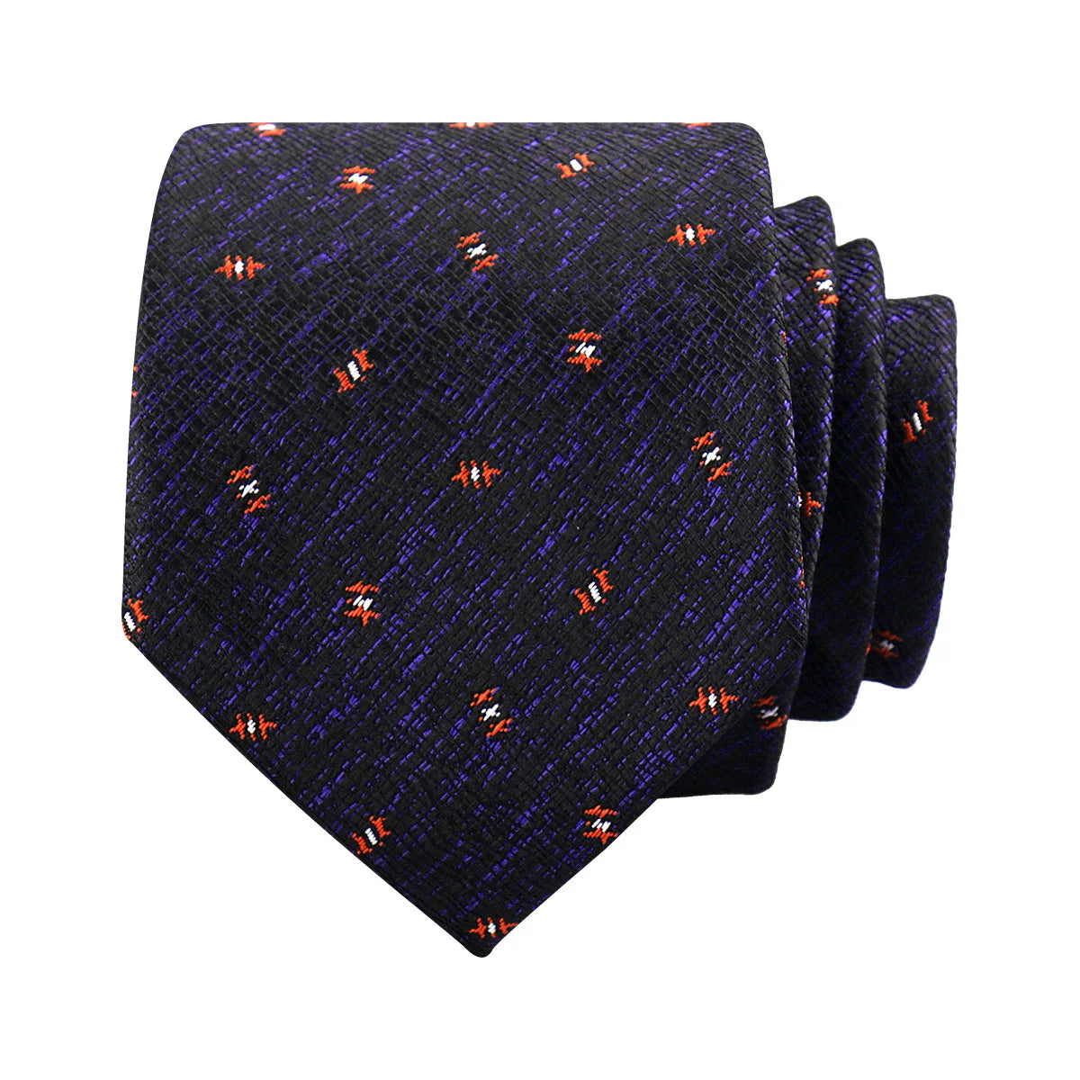 Cravate unisexe jacquard à motifs – CLEVI Paris