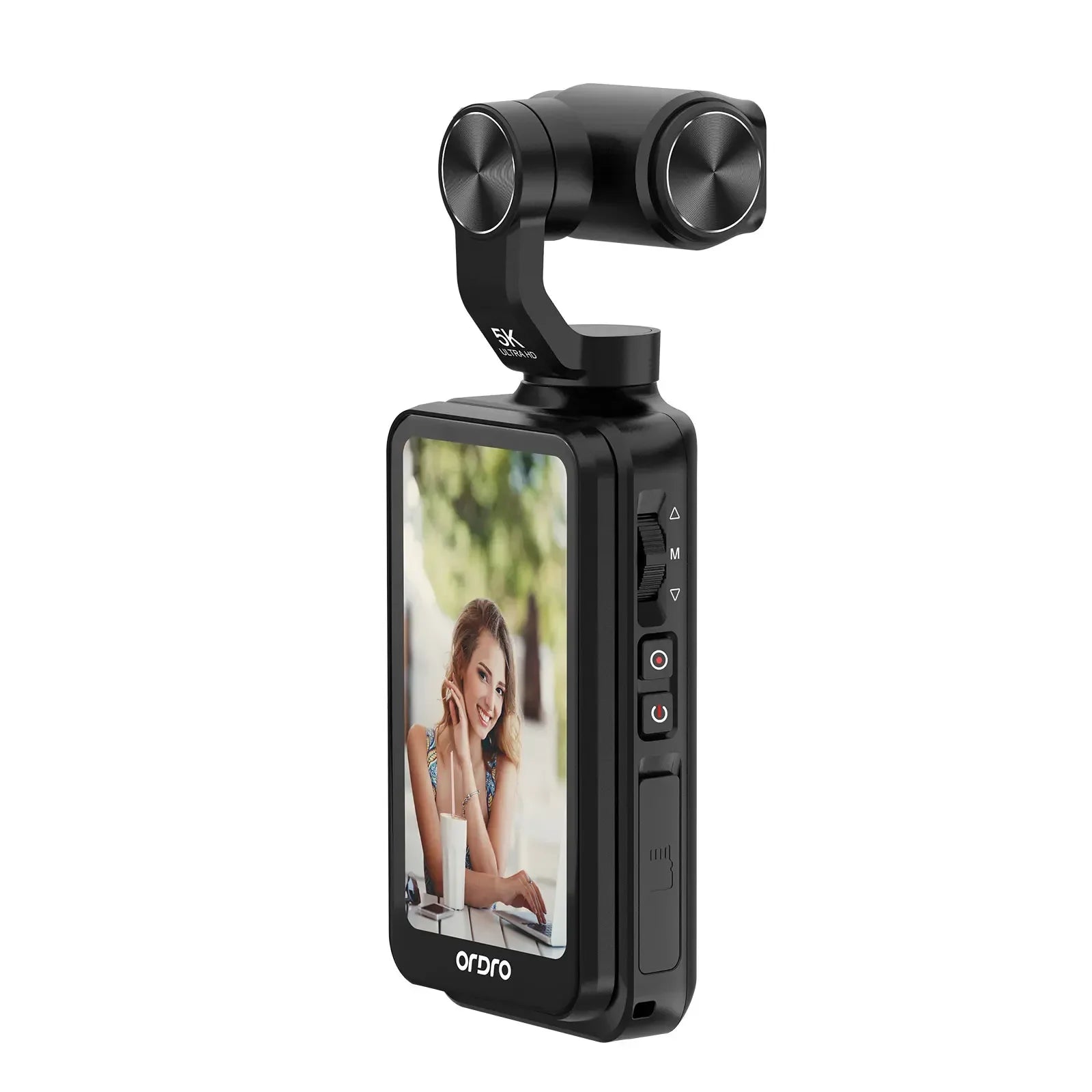 Caméra Action POMIACAM M5 5K Gimbal 3 Axes Sony CMOS Écran 3,5" Suivi Visage IR – CLEVI Paris