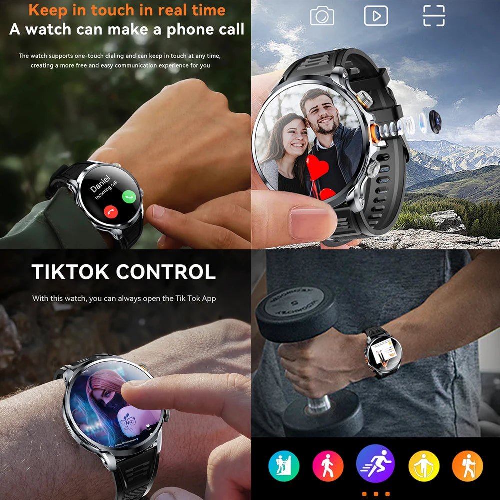 Montre Connectée 4G AMOLED BAOAIQI GPS SIM Google Play – CLEVI Paris