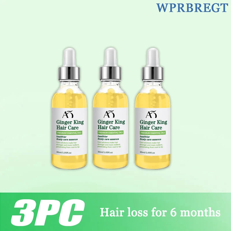 Essence Capillaire Ginger King Hair Care | Huile de Gingembre | Soin Cuir Chevelu & Anti-Chute | Unisexe – CLEVI Paris