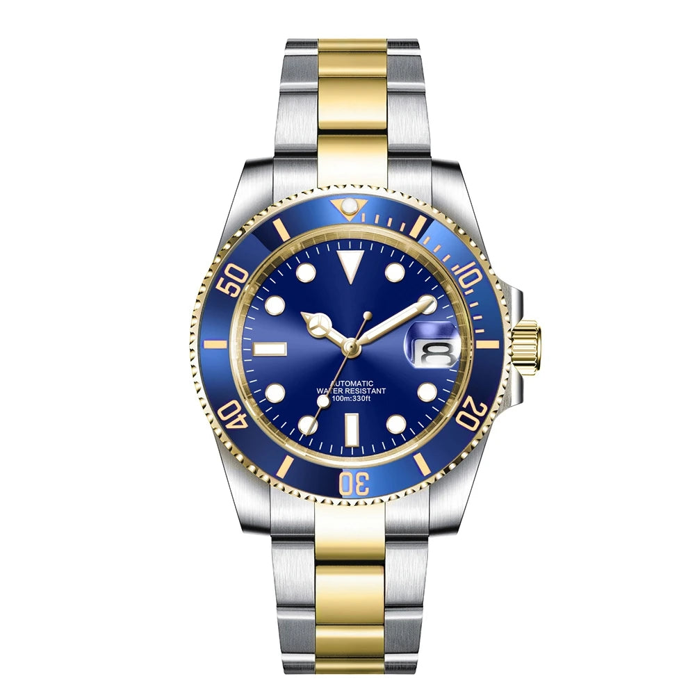 Montre Automatique Homme Corgeut NH35 – Diver 40mm Lunette Céramique Verre Saphir – CLEVI Paris