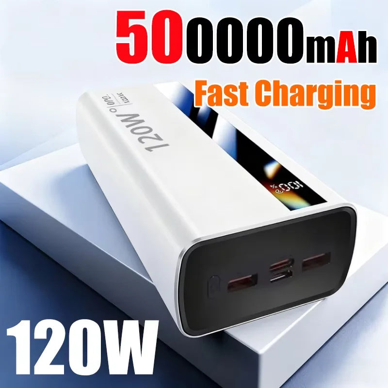 Batterie Externe 120W Charge Rapide 50000-200000mAh – CLEVI Paris