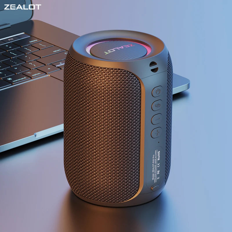 ZEALOT S32 Pro Enceinte Bluetooth 15W IPX5 TWS 360° 15h Outdoor – CLEVI Paris
