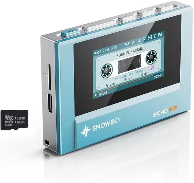 FiiO Echo Mini Lecteur MP3 HiFi Bluetooth 15h Sortie 3,5mm & 4,4mm Équilibrée – CLEVI Paris