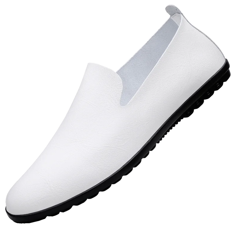 Mocassins Cuir Véritable Homme – Loafers Slip-On Respirants Casual & Formel Grandes Pointures 37–51 – CLEVI Paris