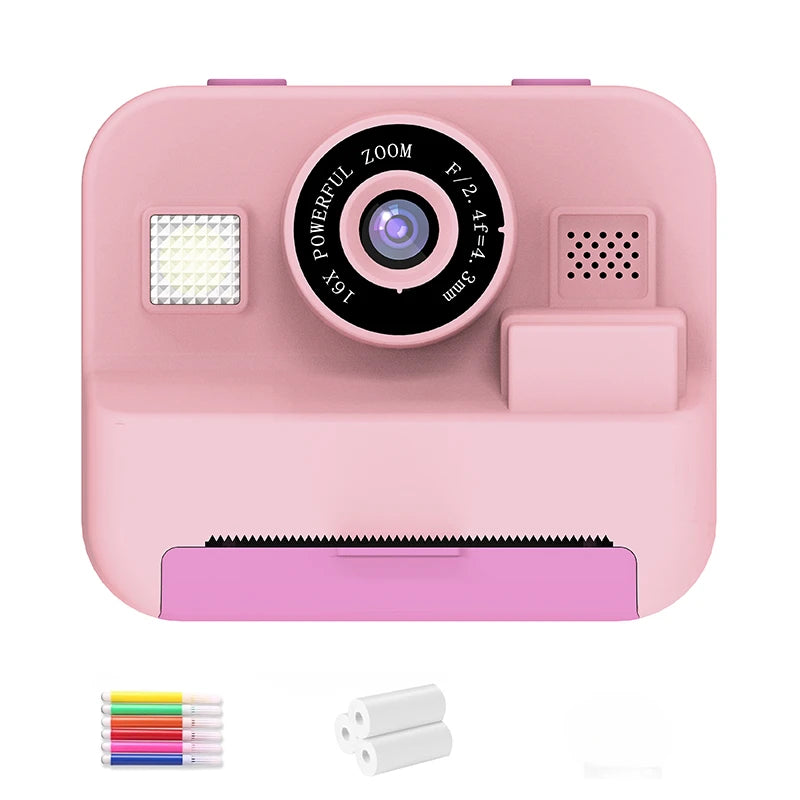 Appareil Photo Instantané Enfant 48MP – Impression Thermique, Écran 2.4", Vidéo 1080P