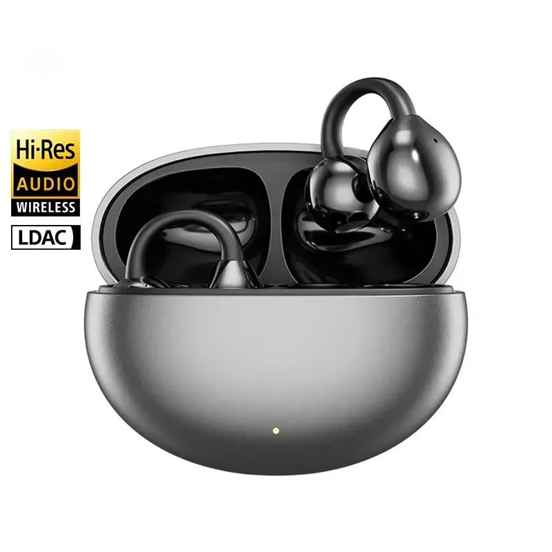 Écouteurs OWS Clip-Oreille LZHOKK M91 — Bluetooth 5.4, ENC, Son 9D, Charge Rapide Type-C | CLEVI Paris