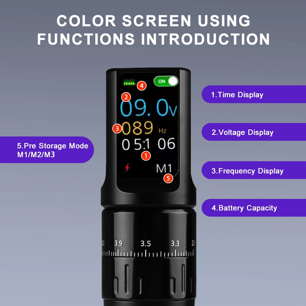 Machine à Tatouer Électrique Galaxy Tattoo Stylo Batterie Rechargeable Aluminium – CLEVI Paris