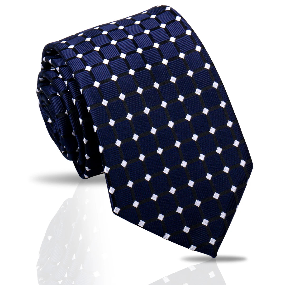 Cravate unisexe rayée 7,5 cm – CLEVI Paris