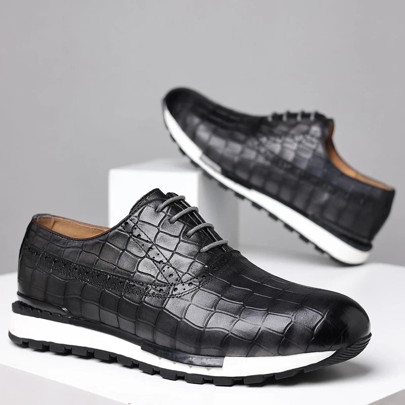 Chaussures Cuir Véritable Homme | Oxford Lacets Imperméable Outdoor