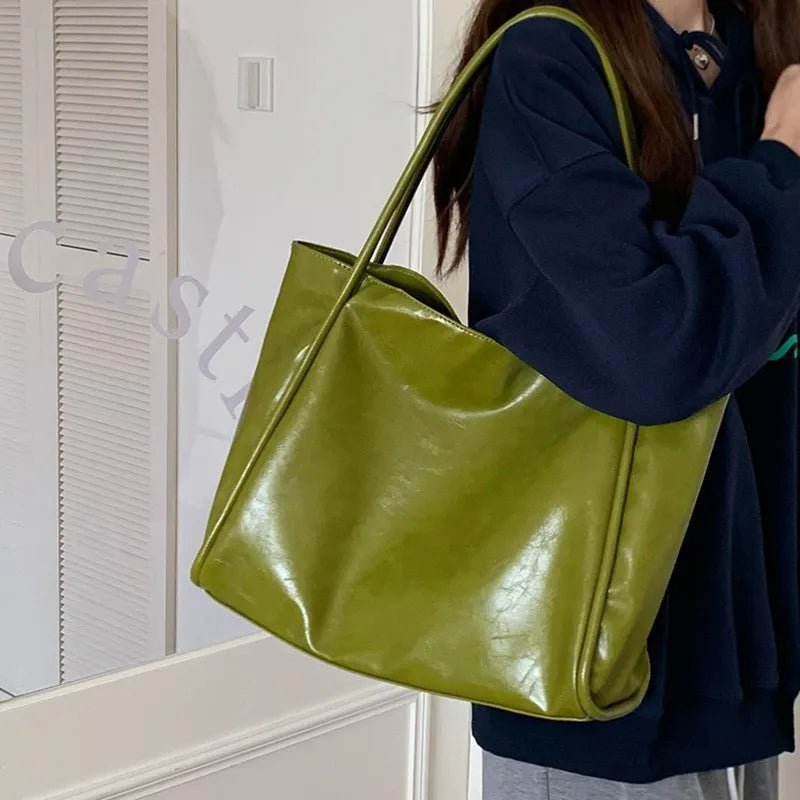 Sac Cabas Femme Cuir PU Grande Capacité Fermeture Magnétique – CLEVI Paris