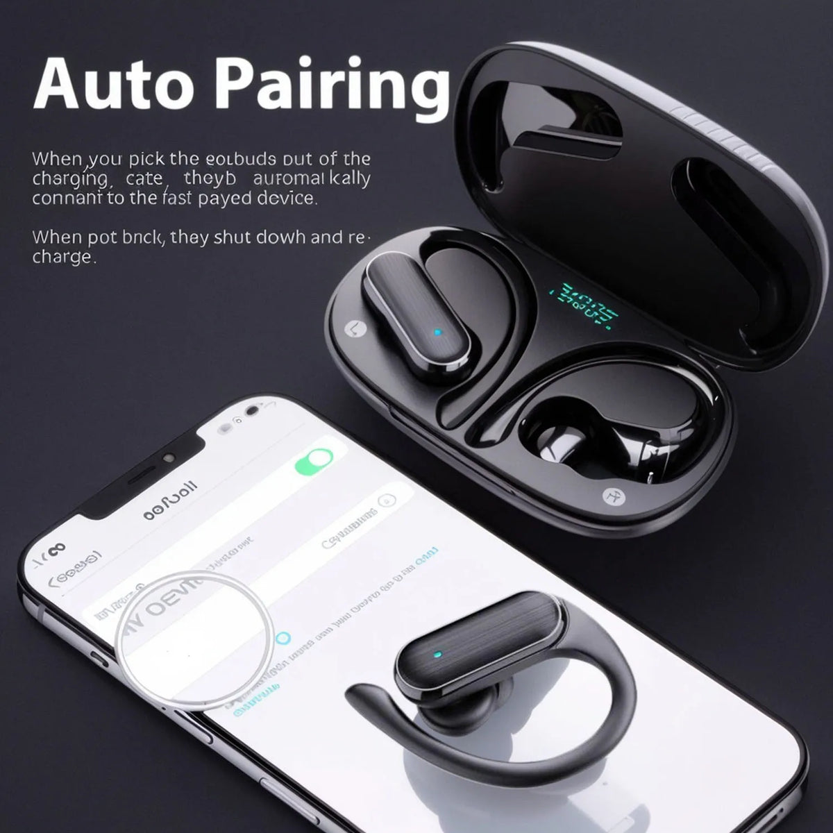 Écouteurs Bluetooth Ariettie A520 ANC 36h Charge Sans Fil – CLEVI Paris