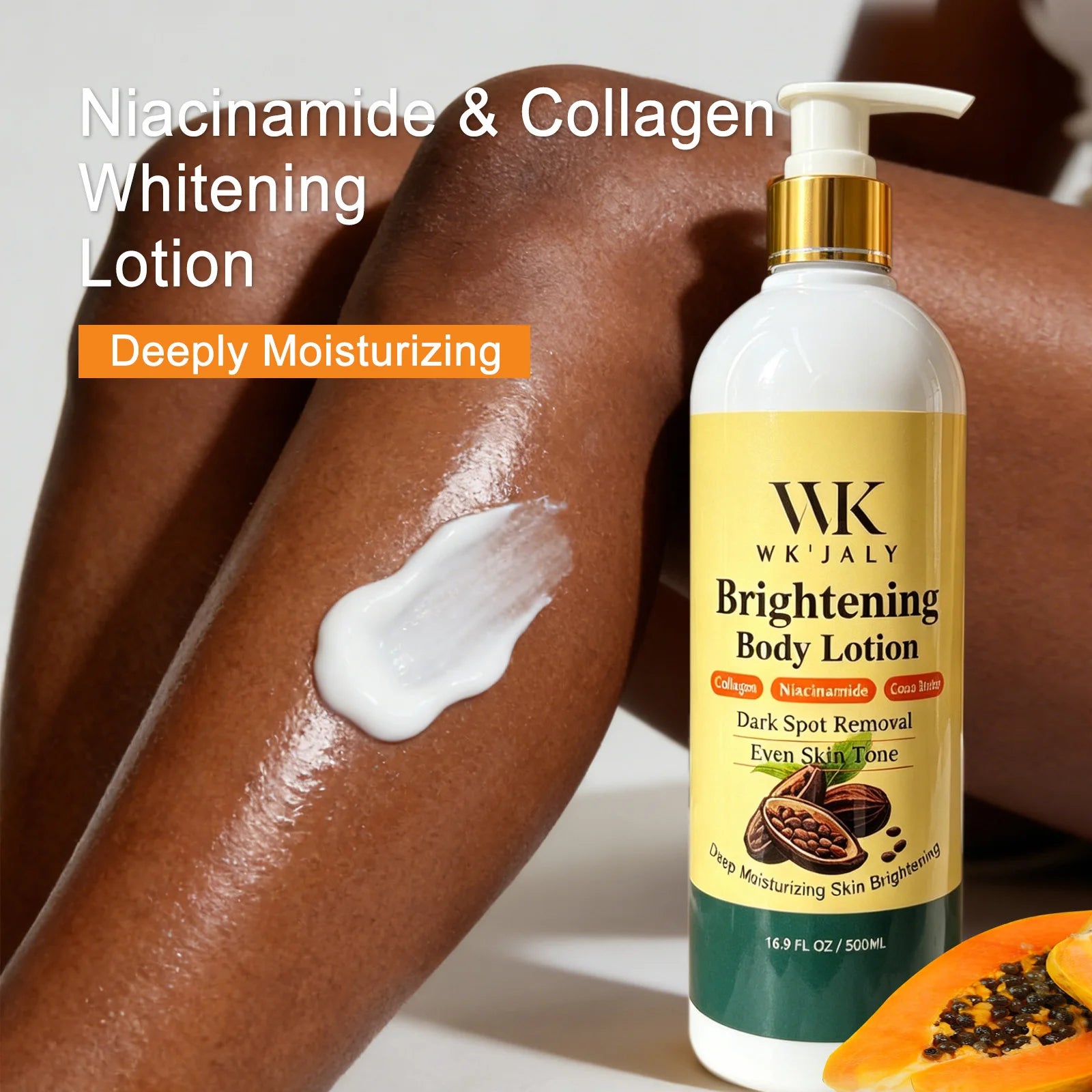 Kit Soin Éclat WK JALY – Lotion Collagène & Sérum Niacinamide – CLEVI Paris