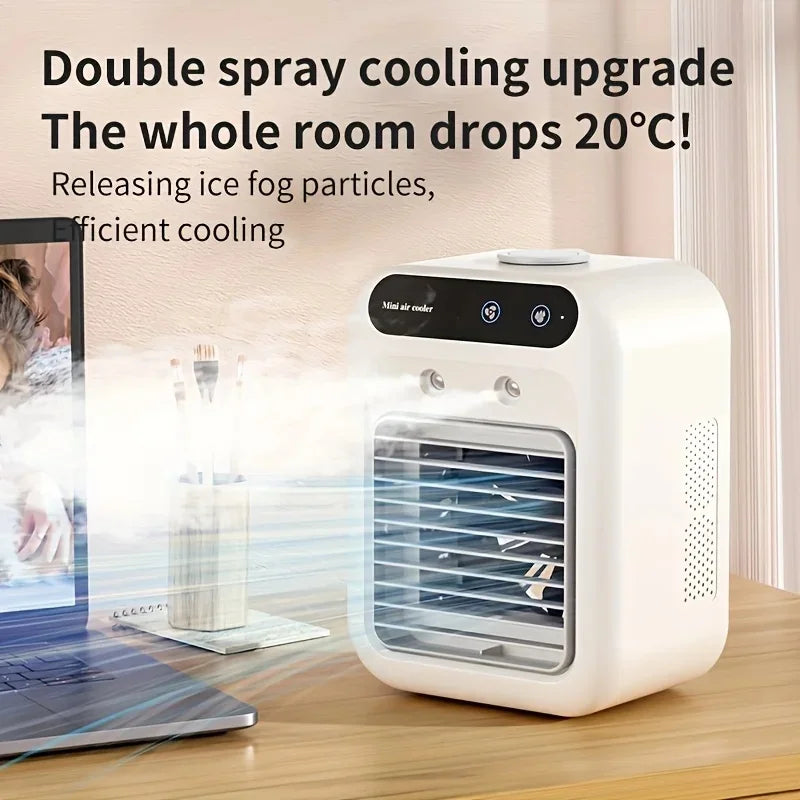 Ventilateur de bureau à brume L7/L8 USB-C – CLEVI Paris
