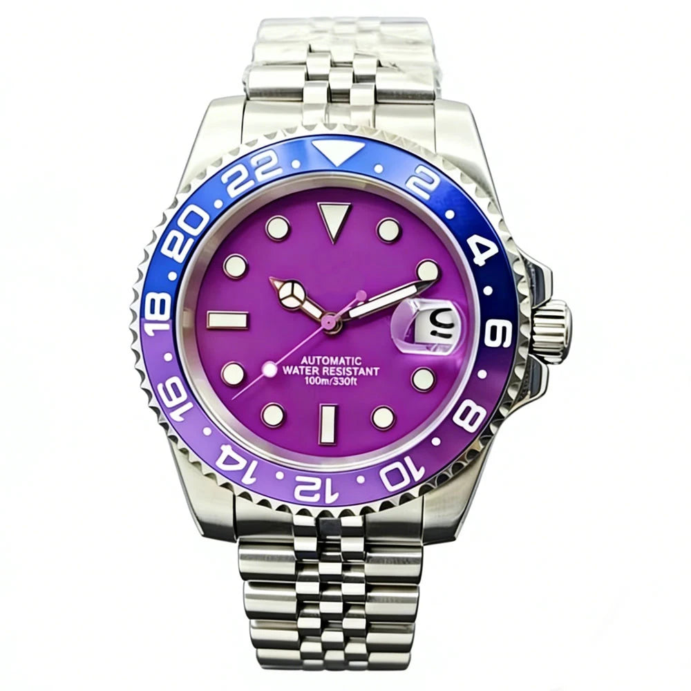 Montre Automatique Homme NH35 Diver Saphir Lumineux Étanche 100m – CLEVI Paris
