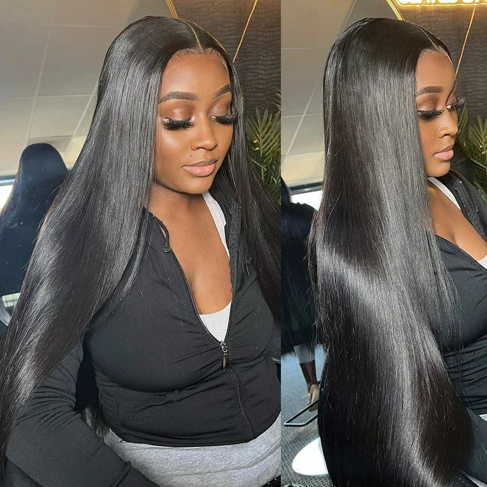 Perruque HD Lace Bone Straight Cheveux Humains Indiens Remy – Glueless 5x5 / 13x4 Prête à Porter – CLEVI Paris