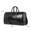 Sac de Voyage Homme PU Motif Alligator Sport Business 48x26x28cm – CLEVI Paris