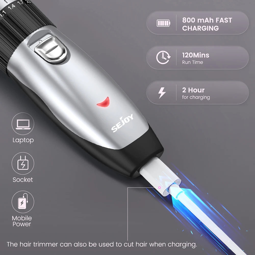 Tondeuse cheveux & barbe rechargeable – CLEVI Paris