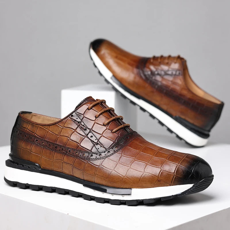 Chaussures Cuir Véritable Homme | Oxford Lacets Imperméable Outdoor