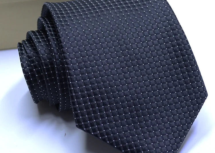 Cravate homme motifs variés 7–8 cm – CLEVI Paris