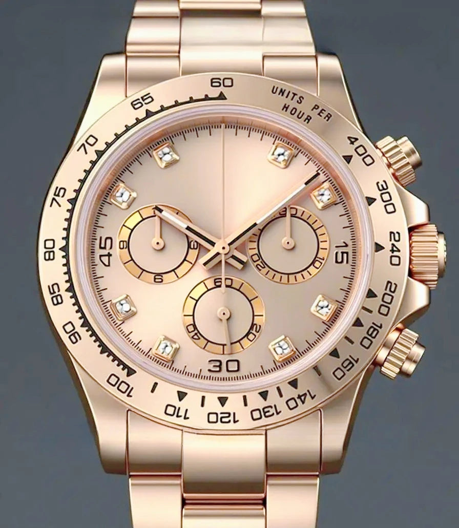 Montre Automatique Homme Acier Inoxydable 904L Calendrier Lumineuse – CLEVI Paris