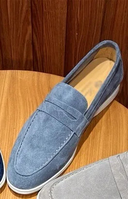 Mocassins Homme Daim Vachette Respirant Business Casual Low-Top EU 38-45 – CLEVI Paris