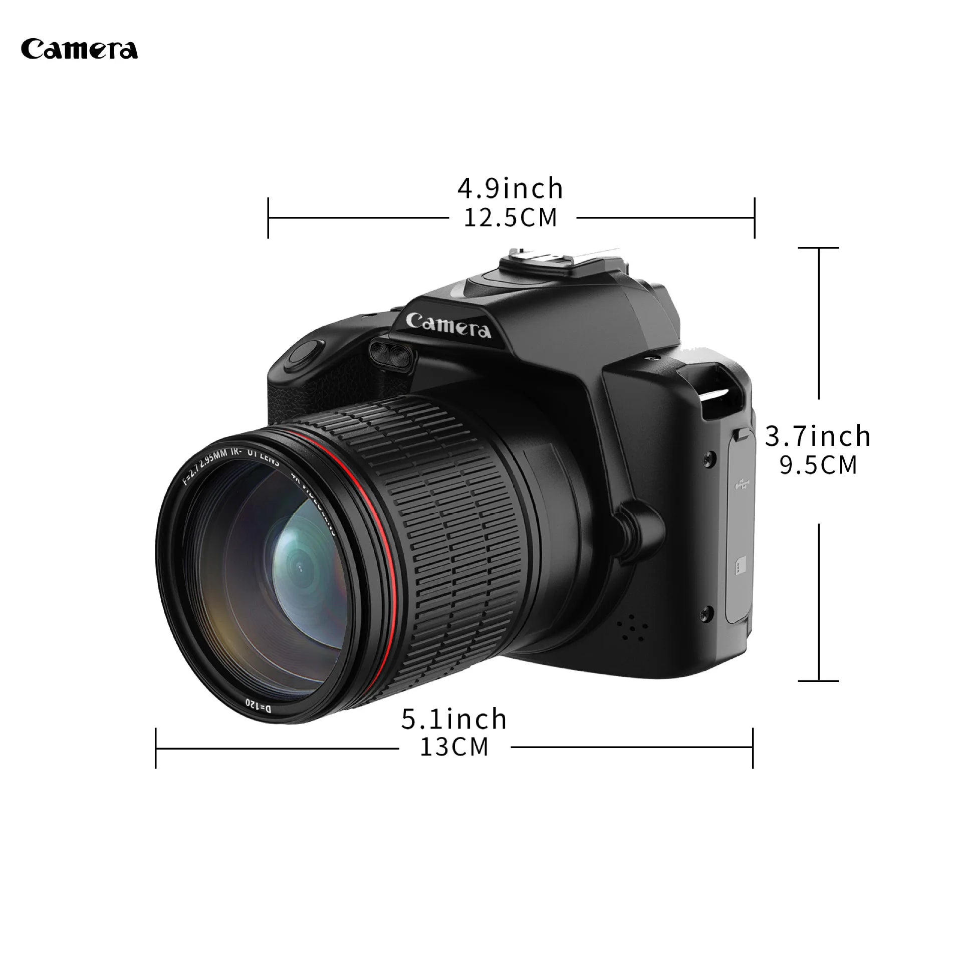 Appareil Photo Numérique SKIG 4K WiFi – Double Objectif, 64MP, Écran IPS 3", Zoom 16x, Vision Nocturne – CLEVI Paris