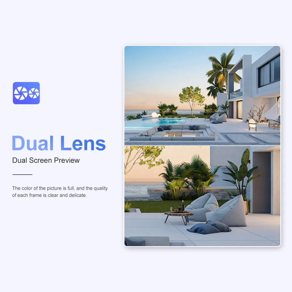 Caméra Solaire LS VISION 4K Double Objectif Zoom 20x 4G/Wi-Fi Suivi IA Vision Nocturne Couleur IP66 – CLEVI Paris
