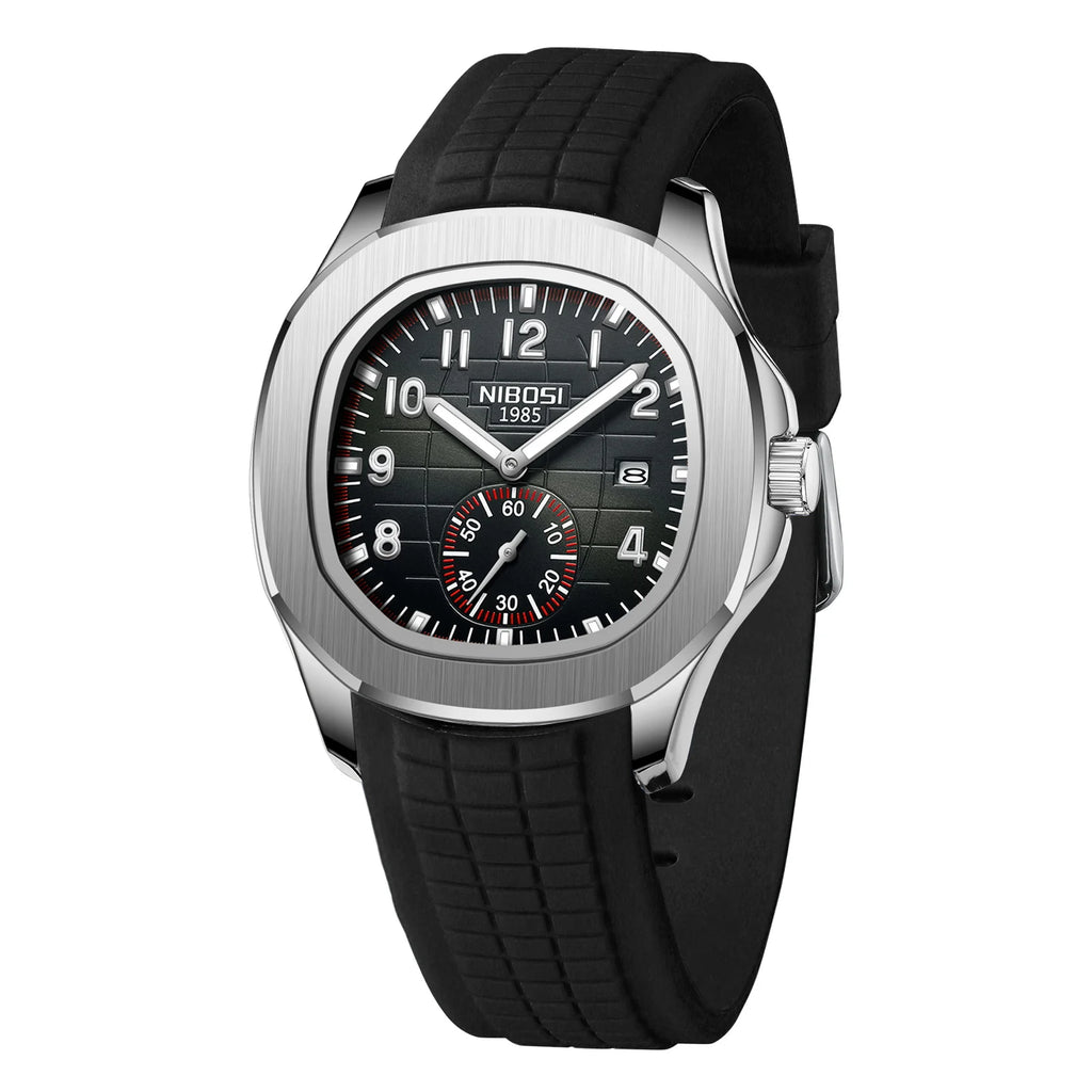 NIBOSI Montre Quartz Homme Sport Luxe Acier Lumineux Date Auto Anti-Magnétique – CLEVI Paris