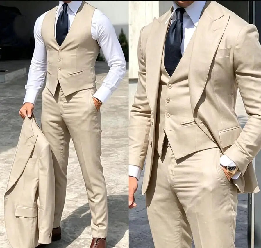 Costume homme 3 pièces pour mariage – CLEVI Paris