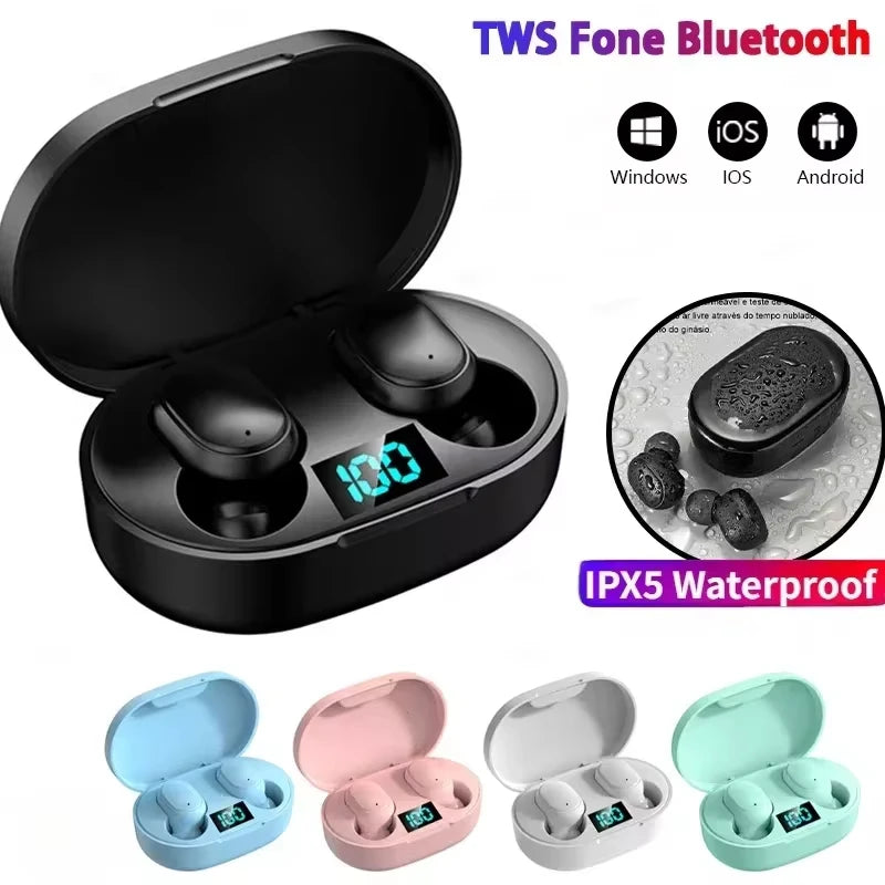 Écouteurs Bluetooth TWS DAMORE E6S — Réduction de Bruit Active, 24h d'Autonomie, Étanches | CLEVI Paris