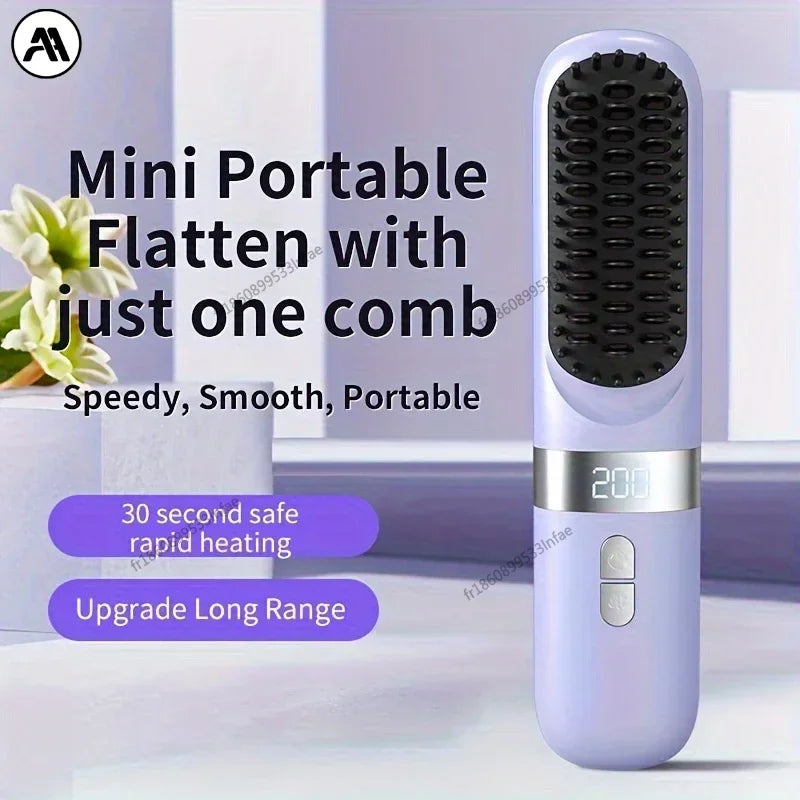Peigne Chauffant Électrique Multifonction Sans Fil – CLEVI Paris