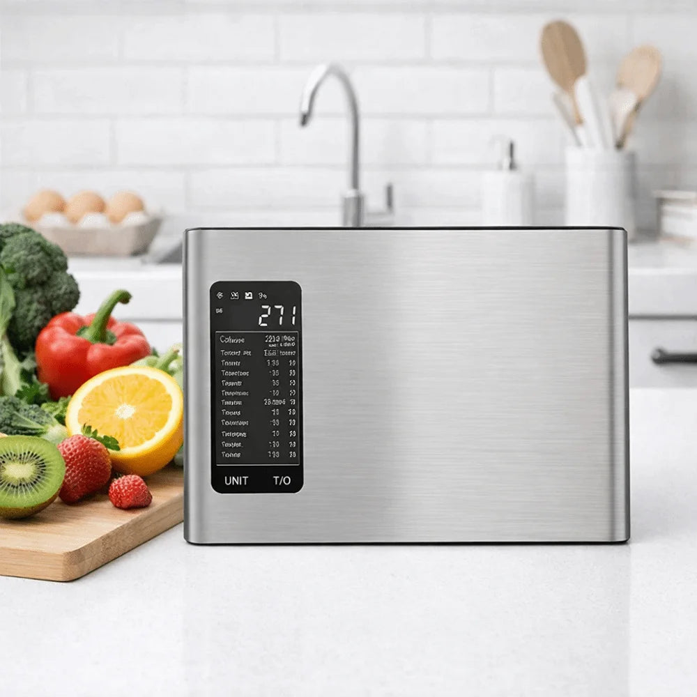 Balance de Cuisine Numérique Connectée | Inox 304, Précision 0,1 g, Suivi Nutritionnel – CLEVI Paris