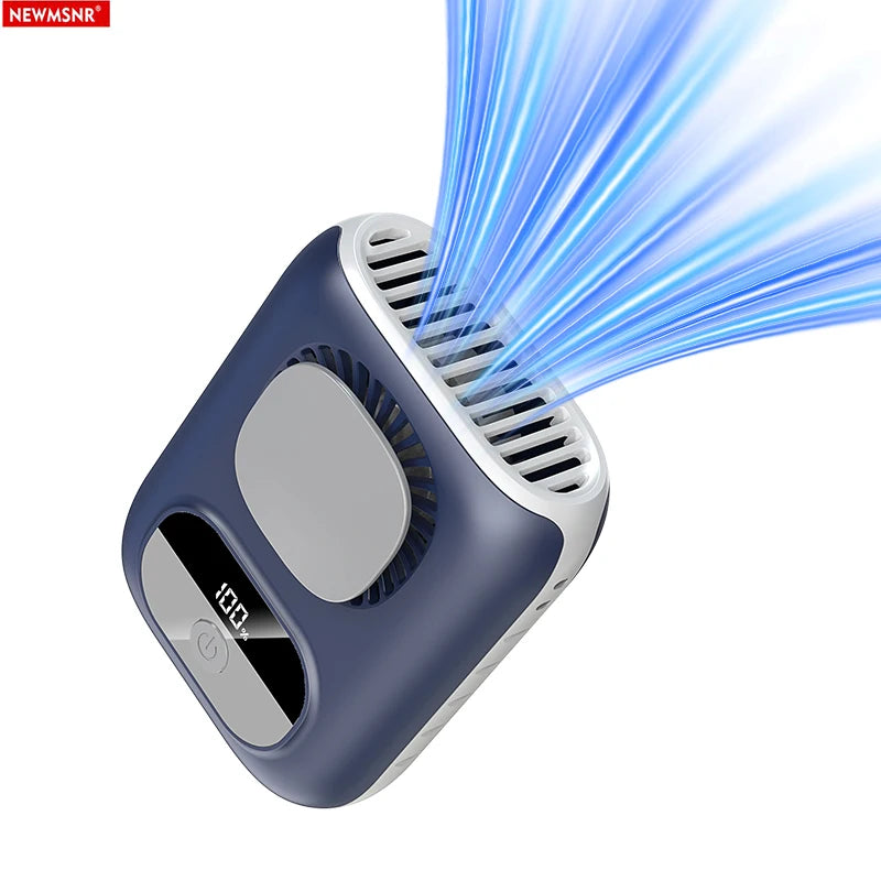 Ventilateur Portable Clip Cou Ceinture 5 Vitesses 40000RPM LED 12h – CLEVI Paris