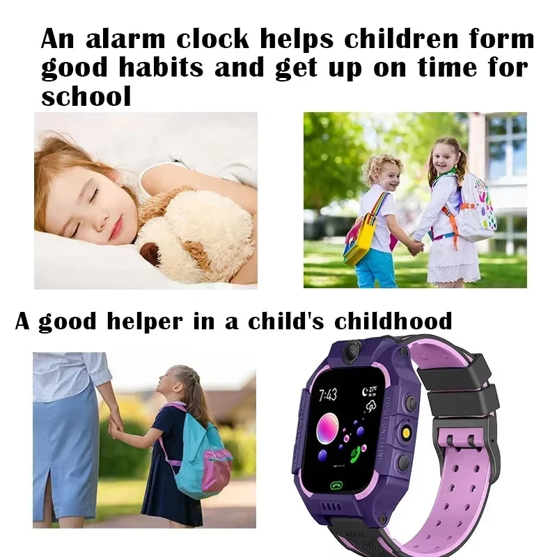 Montre Connectée Enfant Lenovo Caméra SIM GPS SOS Étanche 3-12 ans – CLEVI Paris