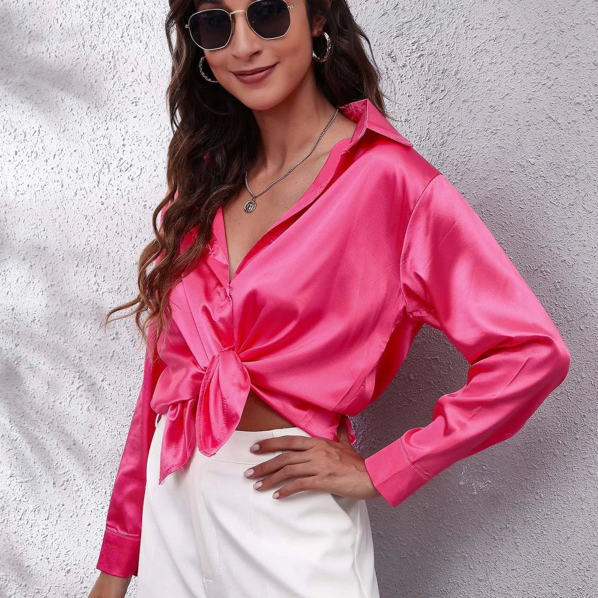 Chemise ample manches longues femme – CLEVI Paris