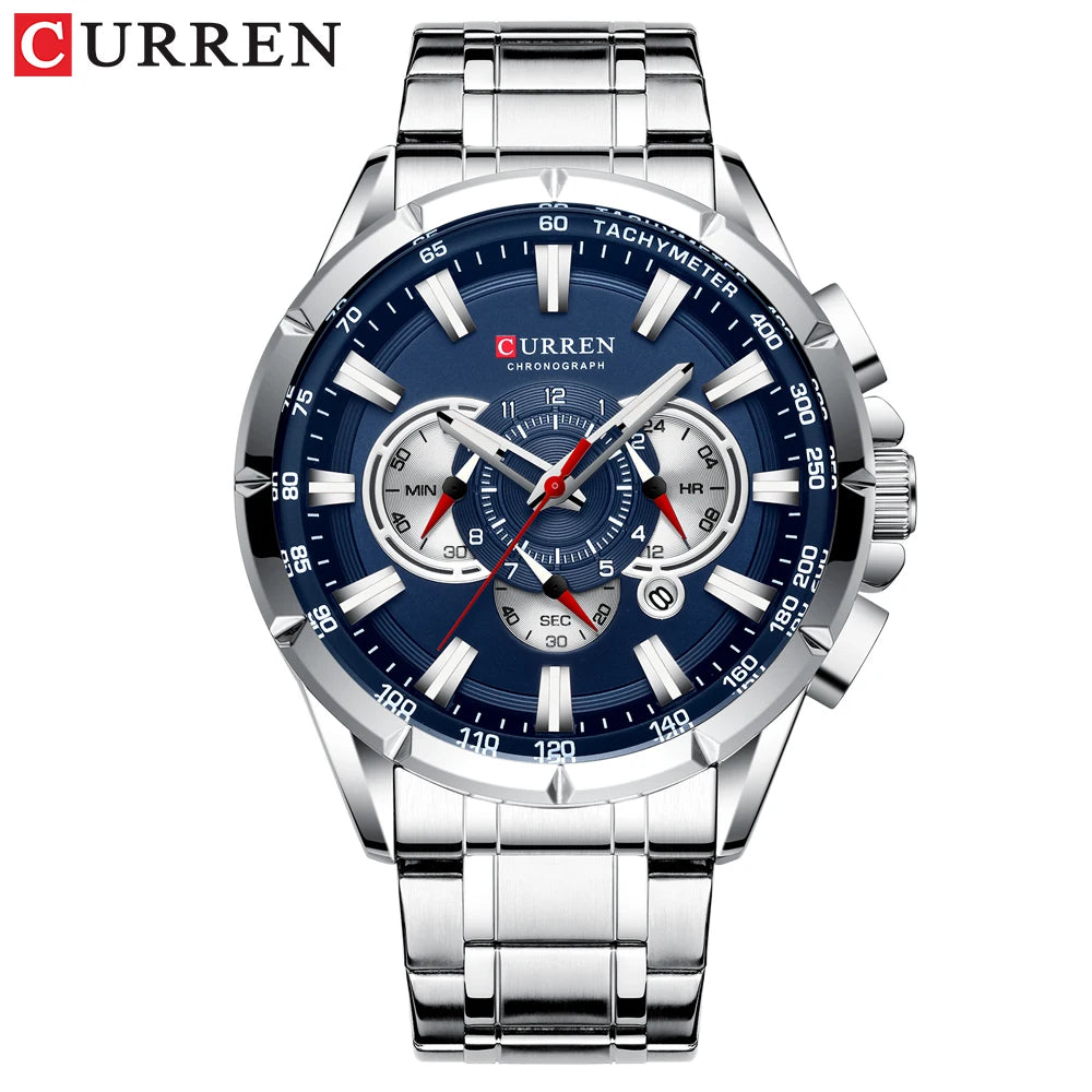 Montre Chronographe Homme CURREN 8442 – Bracelet Silicone Sport