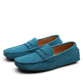 Mocassins Homme Cuir Suède Véritable – Chaussures Casual Conduite Slip-On