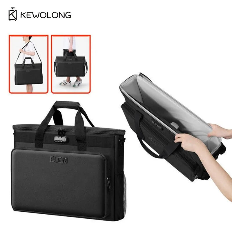 Housse Transport Écran PC 24-27" Oxford Rembourrée Antichoc – CLEVI Paris