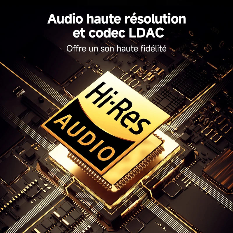 Casque QCY H3 Pro ANC -50dB Bluetooth 5.4 LDAC Hi-Res Audio Spatial 360° – CLEVI Paris
