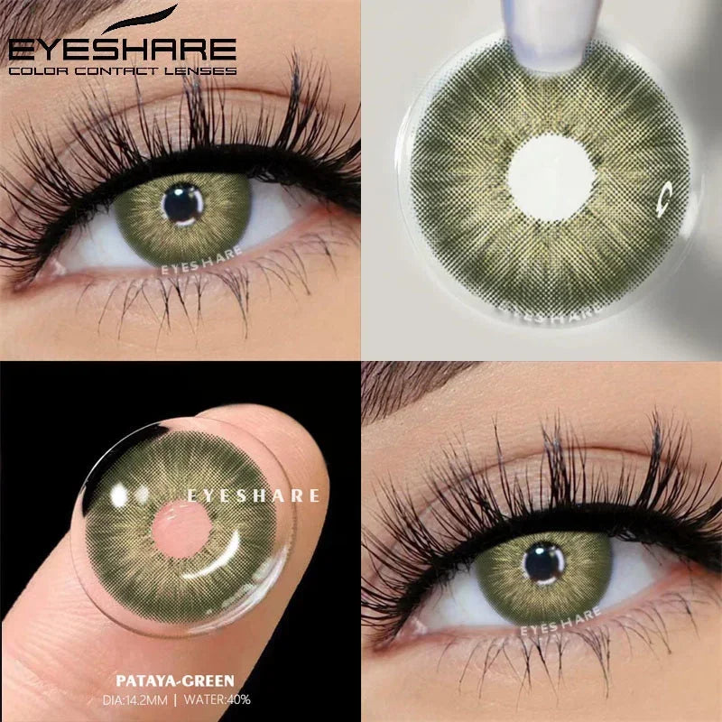 Lentilles de Contact Colorées EYESHARE | Sans Correction | 15 Coloris | Port Annuel – CLEVI Paris