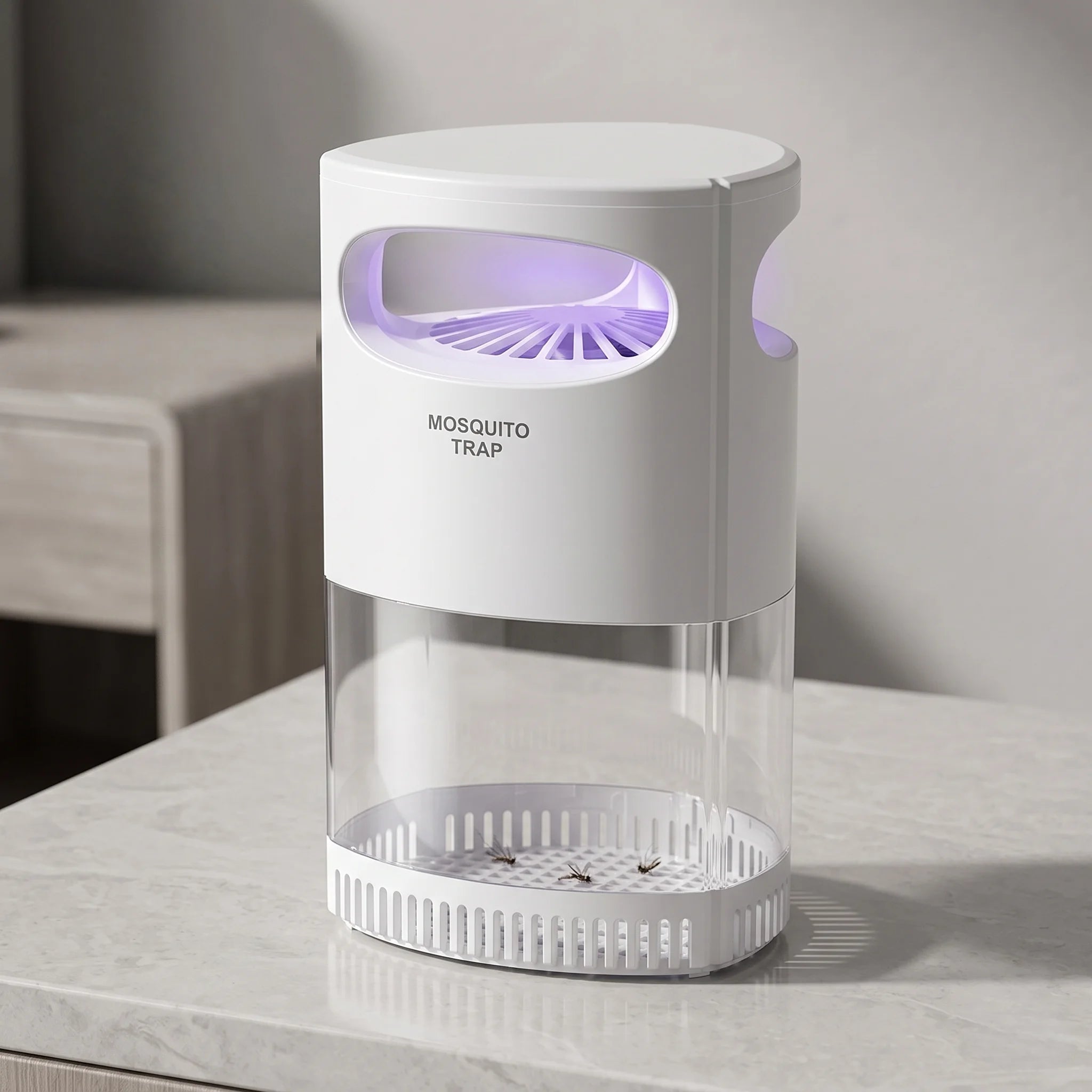 Lampe Anti-Moustiques UV Lumière Violette | Aspiration Puissante USB Silencieuse Intérieur – CLEVI Paris